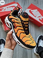 Яркие мужские кроссовки Nike Air Max, стильные оранжевые мужские кроссовки Nike Air Max Plus Tn