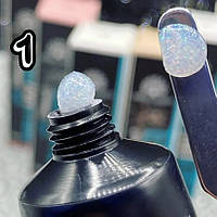 Полигель для наращивания ногтей с шимером Global fashion объем 30 мл цвет прозрачный
