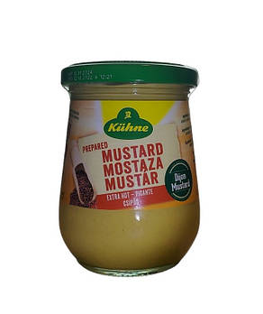 Гірчиця Діжонська Kuhne гостра без цукру, 260г