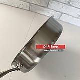 Сковорода Benson глибока 28 см з кришкою з нержавіючої сталі, фото 4