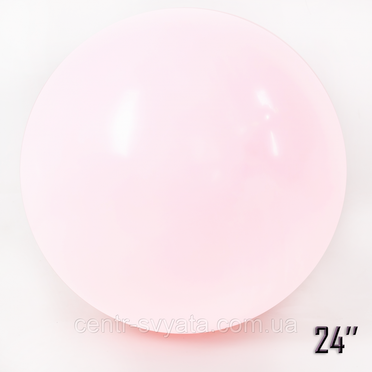 Латексна кулька Show 24"(60 см) Baby Pink | Пастель дитячий рожевий