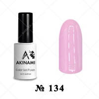 134 Akinami Color Gel Polish - Pink Mist, 9ml