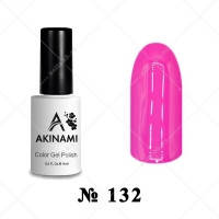 132 Akinami Color Gel Polish - Bright Fuchsia, 9ml