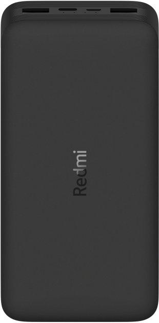Портативна батарея Power Bank Xiaomi Redmi 20000 мА·год 2 порти USB 2.0 18 W Fast Charge Black (PB200LZM), фото 1