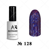 128 Akinami Color Gel Polish - Purple Fairy, 9ml