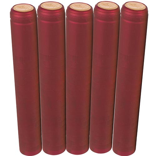 Ковпачок термоусадочний для винних пляшок 100 шт - колір бордо, фото 1