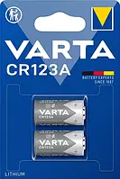 Батарейка Varta CR123 Lithium, 3.0 V, 2 шт.