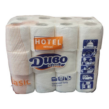 Папір туалетний Soffipro Basic for hotel двошаровий 24 шт. (4818)
