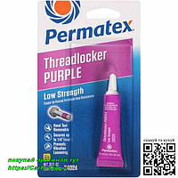 Фіксатор різі помірної фіксації пурпуровий Permatex threadlocker purple Low Strength