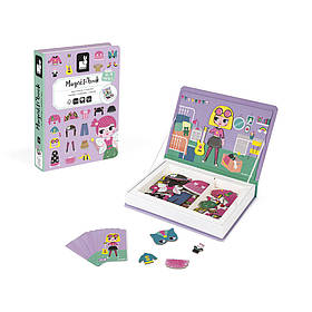 Janod Магнітна книга - Наряди для дівчинки