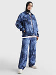 Жіноча джинсова куртка оверсайз Tommy Hilfiger з принтом тай-дай оригінал, фото 2