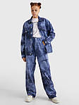 Жіноча джинсова куртка оверсайз Tommy Hilfiger з принтом тай-дай оригінал, фото 5
