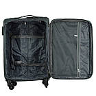 Валіза тканинна(сорт 2)(пошкодженні), середня на 4 колеса Kaiman, фото 5