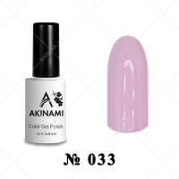 033 Akinami Color Gel Polish - Rose Smoke, 9ml