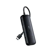 Перехідник Ugreen CM260 USB Type C (тато) - VGA (мама) HDMI (мама) DP Black