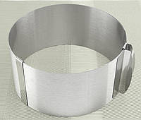 Разъемная кондитерская форма-кольцо 8 см от 16 см до 24 см A-PLUS 612LC