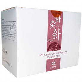 Стерильні голки для акупунктури 0,30х40 - SAN-30-40-1000