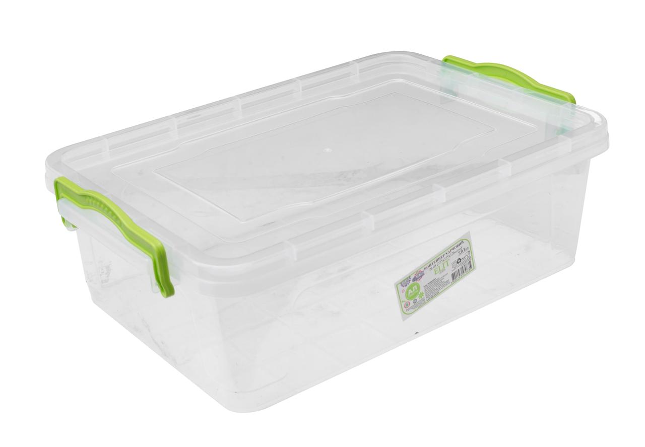Судочок із засувками 7 літрів Elit №5 37.5*25,5*12 см (ALLPLAST) (для аркушів А4)