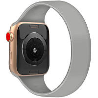 Ремешок силиконовый Epik Solo Loop для Apple watch 42mm/44mm 150mm (5) Классический / Матовый / Серый / Mist