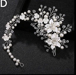 Гілочка для волосся. З дроту і намистин