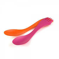 Ложка-вилка-нож Light My Fire Spork Large 2-pack Fuchsia/Orange (LMF-SLFO)