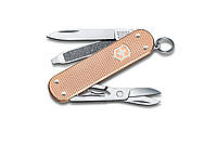 Нож-брелок Victorinox Classic SD Alox Colors Fresh Peach 58 мм, 5 функций, Бежевый (0.6221.202G)