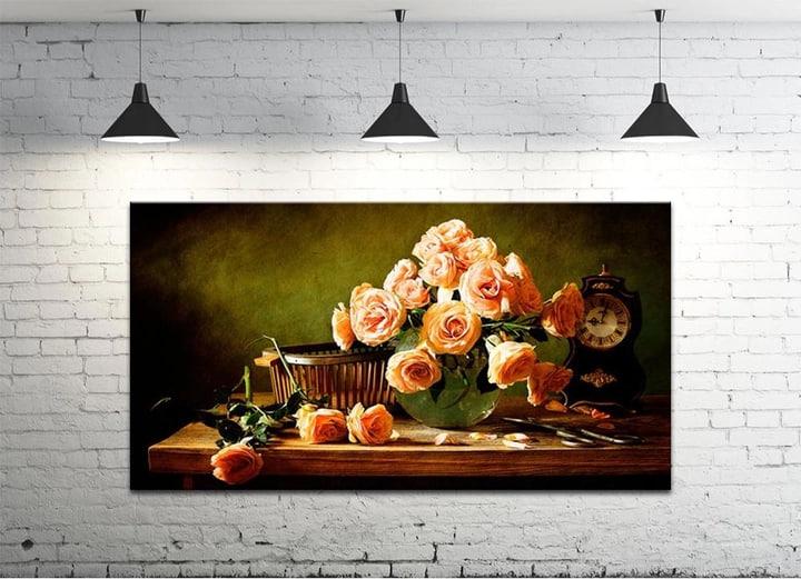 Картина на полотні на стіну для інтер`єру/спальні/прихожої DK Квіти 50х100 см (DKP50100-c792)