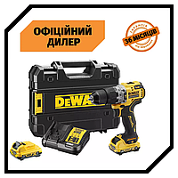 Аккумуляторная ударный шуруповерт DeWALT DCD706D2 (12 В, 2 А/ч, двухскоростной) Топ 3776563