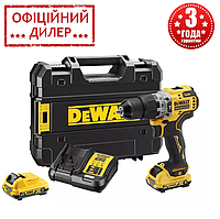 Аккумуляторная ударный шуруповерт DeWALT DCD706D2 (12 В, 2 А/ч, двухскоростной) YLP