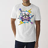 Бавовняна футболка NEXT + принт, фото 3