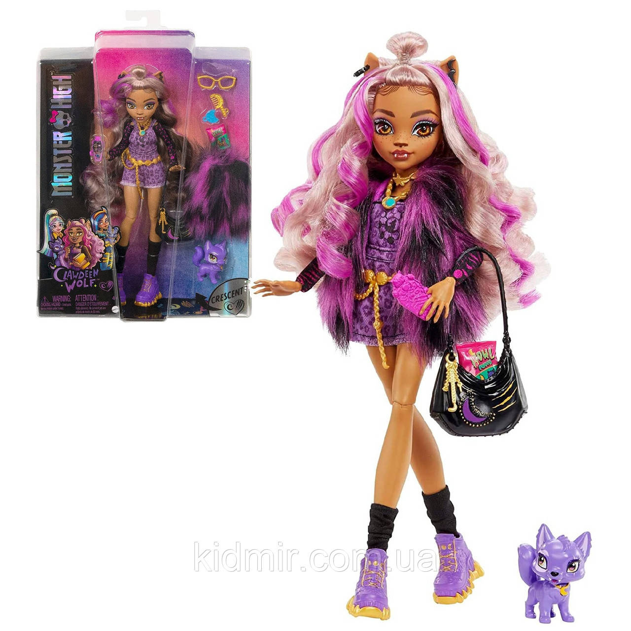 Monster High Clawdeen Wolf HHK52 Лялька Монстр Хай Клодін Вульф Базова, фото 1