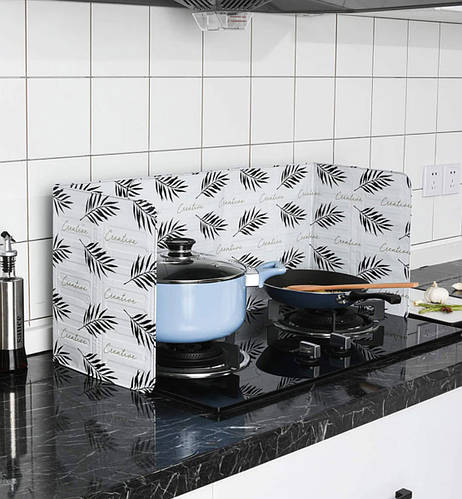 Купить Экран для защиты от брызг, для кухни,Листья 7992 845х325х0,8 мм ...