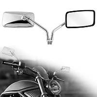 Зеркала на мотоцикл Classic Road мотозеркала Yamaha Drag Star 600 Honda Steed VRX 400 Suzuki Bandit Desperado