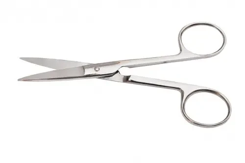 Ножиці медичні з двома гострими кінцями, прямі