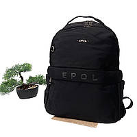 Рюкзак средний полиэстер черный Арт.6042-01 black Epol (Китай)