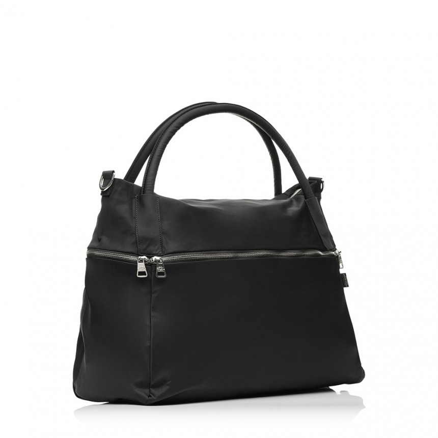 Велика дорожня сумка поліестер чорний Арт.9075 black Epol (64)