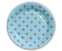 Бумажные тарелки KOZA-Style "Королевские лилии" 23см 10шт/уп