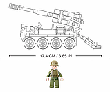 Конструктор Армія Sluban M38-B0751 «Самохідна гармата / Гаубиця САУ» — 159 деталей. Швидка відправка., фото 3