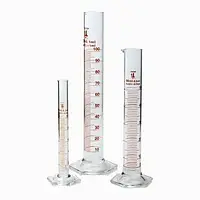 Лабораторний скляний циліндр, мірний