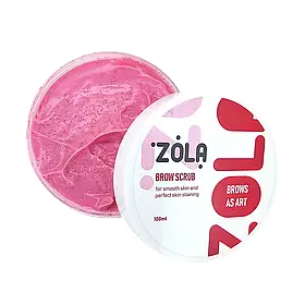 Скраб для брів ZOLA очищає зволожує Brow Scrub, 100 мл