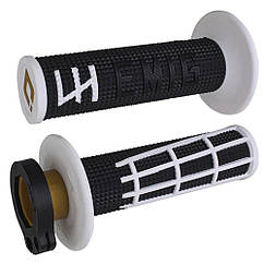 Грипсы Odi Emig 2.0 V2 Lock-On, чорно-білі