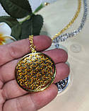 Кулон "Квітка життя" сріблястий, фото 4