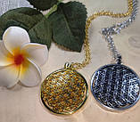 Кулон "Квітка життя" сріблястий, фото 8