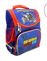 Рюкзак школьный "Спортивный мотоцыкл" для мальчиков на 1-2 класс