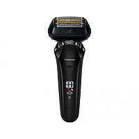 Panasonic Бритва електр. сіткова, 14000 об/хв, бритв.головок-6, Li-Ion, сух.+волог., тример, чехол, чорний