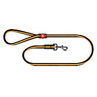 Поводок-шнур для собак нейлоновый WAUDOG Nylon амортизирующий Д 12 мм Дл 122-130 см
