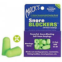 Беруши MACK`S Snore Blockers мягкие 12 пар