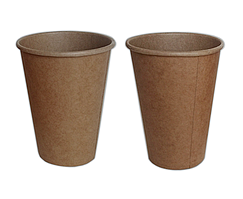 Паперові стакани крафт 340мл 50шт/уп