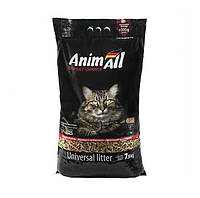 Наполнитель универсальный для котов грызунов и птиц AnimAll Древесный впитывающий 7.5 кг (20 литров)