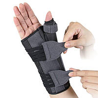 Бандаж на зап'ястя та суглоби великого пальця з анатомічними шинами Ortop EH-404 на праву руку L